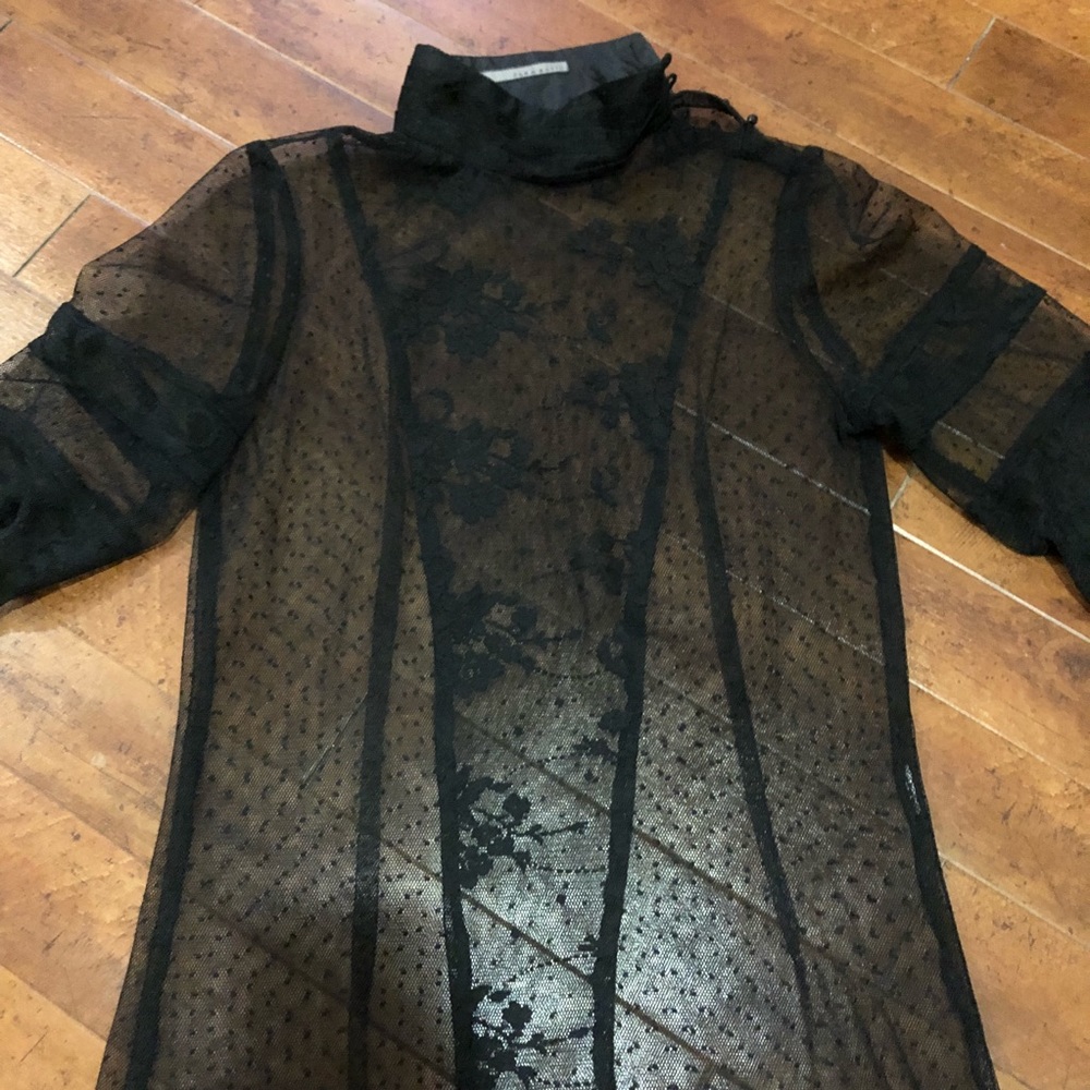 Zara Basic see thought shirt.